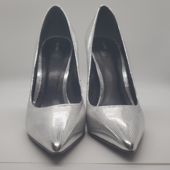 Silver Aldo pumps - Picture 2 of 6